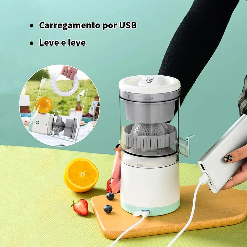 Espremedor de laranja elétrico Juicer Máquina de suco de frutas Carregamento USB