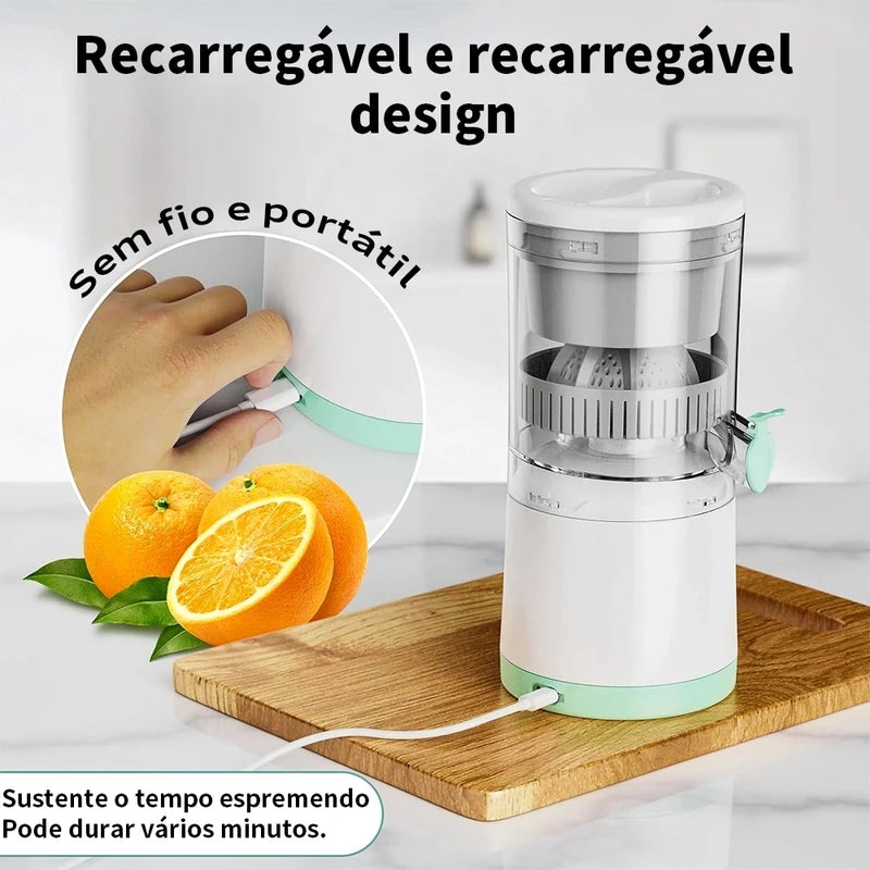 Espremedor de laranja elétrico Juicer Máquina de suco de frutas Carregamento USB